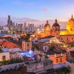 1. Casco historico de Cartagena con Bocagrande al fondo 150x150
